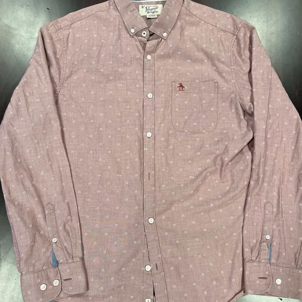 Original Penguin Pink Oxford Casual Shirt